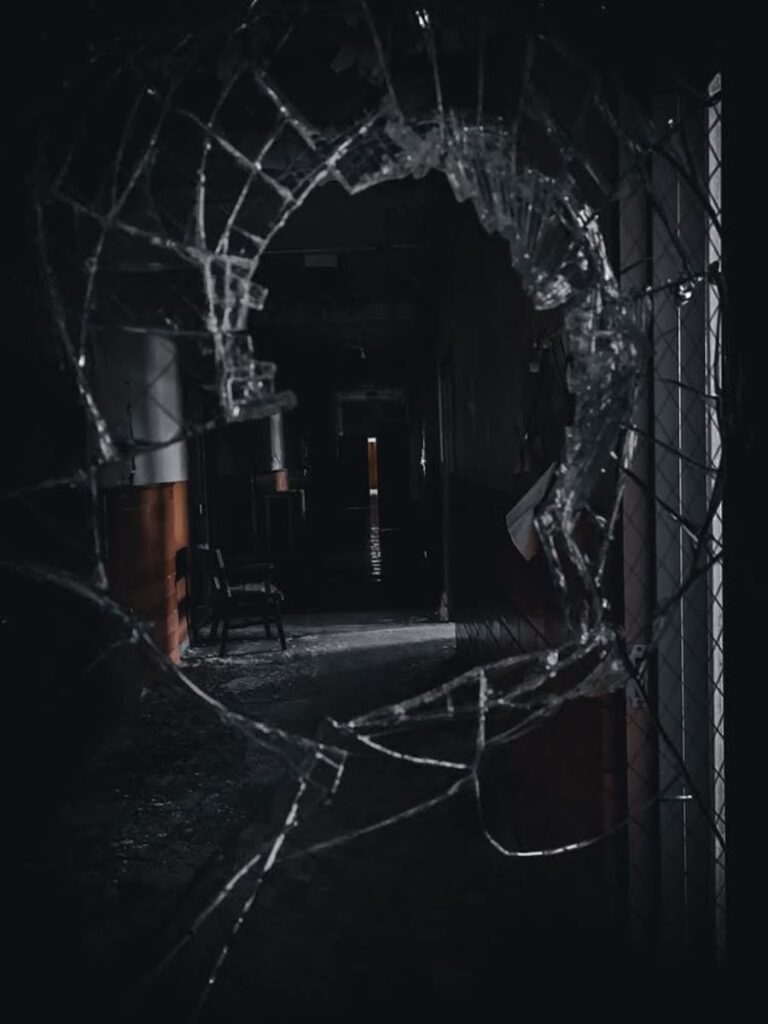 The dark halls of the dilapidated sanatorium house paranormal evidence waiting to be captured