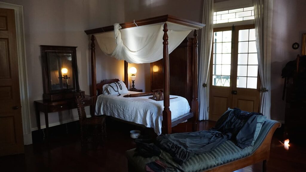 A woman in black has been seen throughout the building, even riding a horse on the grounds